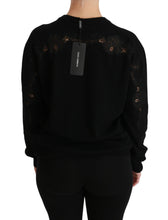 Load image into Gallery viewer, Dolce & Gabbana Elegant Cashmere Crewneck Sweater with Lace Detail
