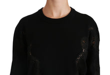 Load image into Gallery viewer, Dolce & Gabbana Elegant Cashmere Crewneck Sweater with Lace Detail