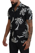 Load image into Gallery viewer, Dolce & Gabbana Elegant Black Palm Tree Print Casual Shirt