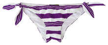 Load image into Gallery viewer, Dolce & Gabbana Chic Striped Bikini Bottom - Effortless Poolside Glamour