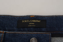 Load image into Gallery viewer, Dolce & Gabbana Elegant Floral Lace Front Denim