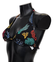 Load image into Gallery viewer, Dolce & Gabbana Chic Coral Print Bikini Top Luxury Swimwear