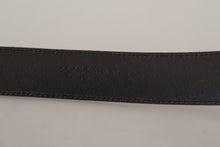 Load image into Gallery viewer, Dolce & Gabbana Elegant Black Leather Belt with Metal Buckle
