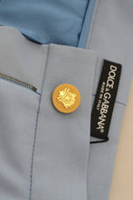 Load image into Gallery viewer, Dolce & Gabbana Elegant Light Blue Wool-Silk Blend Pants
