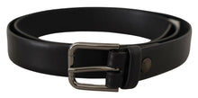 Load image into Gallery viewer, Dolce & Gabbana Elegant Black Leather Classic Belt