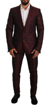Load image into Gallery viewer, Dolce & Gabbana Elegant Red Martini Three Piece Suit