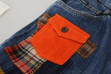 Load image into Gallery viewer, Dolce & Gabbana Chic Patchwork Cargo Denim Jeans