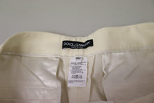Load image into Gallery viewer, Dolce & Gabbana Elegant Ivory High-Waist Wool Pants