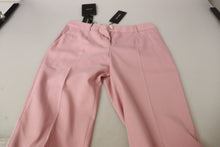 Load image into Gallery viewer, Dolce & Gabbana Chic MidWaist Virgin Wool Pink Pants