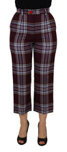 Load image into Gallery viewer, Dolce & Gabbana Elegant High Waist Wool-Blend Trousers