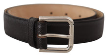 Load image into Gallery viewer, Dolce & Gabbana Sleek Black Authentic Leather Belt