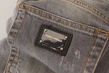 Load image into Gallery viewer, Dolce & Gabbana Elegant Gray Slim Fit Denim Jeans