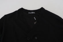 Load image into Gallery viewer, Dolce & Gabbana Elegant Black Cashmere Cardigan Sweater