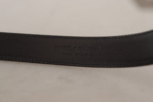 Load image into Gallery viewer, Dolce & Gabbana Sleek Black Leather Belt with Metal Buckle