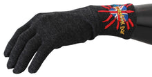 Load image into Gallery viewer, Dolce & Gabbana Gray Virgin Wool Unisex Gloves