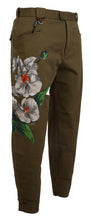 Load image into Gallery viewer, Dolce & Gabbana Elegant Floral Print Casual Pants