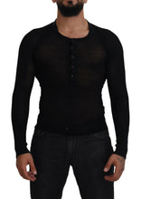 Load image into Gallery viewer, Dolce & Gabbana Elegant Black Cashmere Pullover Sweater