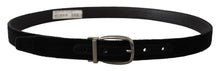 Load image into Gallery viewer, Dolce & Gabbana Elegant Black Velvet Designer Belt