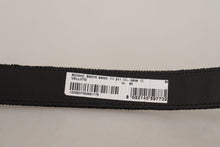Load image into Gallery viewer, Dolce & Gabbana Elegant Black Velvet Designer Belt