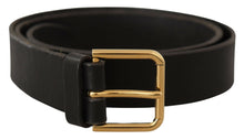 Load image into Gallery viewer, Dolce & Gabbana Elegant Leather Belt with Metal Buckle