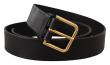 Load image into Gallery viewer, Dolce & Gabbana Elegant Leather Belt with Metal Buckle