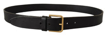 Load image into Gallery viewer, Dolce & Gabbana Elegant Leather Belt with Metal Buckle