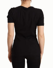 Load image into Gallery viewer, Dolce & Gabbana Elegant Black Cotton Short Sleeve Top