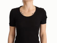 Load image into Gallery viewer, Dolce & Gabbana Elegant Black Cotton Short Sleeve Top