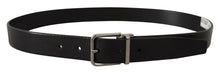 Load image into Gallery viewer, Dolce & Gabbana Elegant Black Leather Belt