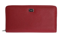 Load image into Gallery viewer, Dolce & Gabbana Elegant Red Leather Continental Wallet