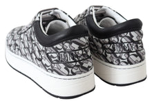 Load image into Gallery viewer, Jimmy Choo Glittering Slip-On Sneakers - Silver and Black