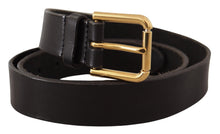 Load image into Gallery viewer, Dolce & Gabbana Elegant Leather Belt with Metal Buckle