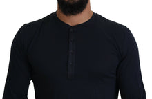 Load image into Gallery viewer, Dolce & Gabbana Elegant Cotton-Silk Blend Blue Pullover