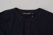 Load image into Gallery viewer, Dolce & Gabbana Elegant Cotton-Silk Blend Blue Pullover