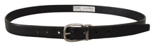 Load image into Gallery viewer, Dolce & Gabbana Elegant Black Leather Designer Belt