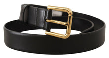Load image into Gallery viewer, Dolce & Gabbana Elegant Leather Belt with Metal Buckle