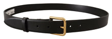 Load image into Gallery viewer, Dolce & Gabbana Elegant Leather Belt with Metal Buckle