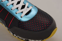 Load image into Gallery viewer, Dolce & Gabbana Multicolor Leather-Blend Low Top Sneakers