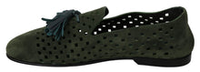 Load image into Gallery viewer, Dolce & Gabbana Elegant Green Suede Loafers for Men
