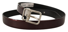 Load image into Gallery viewer, Dolce & Gabbana Elegant Dark Brown Patent Leather Belt