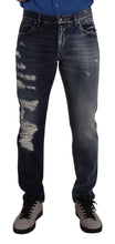 Load image into Gallery viewer, Dolce & Gabbana Chic Tattered Denim Jeans