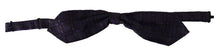 Load image into Gallery viewer, Dolce & Gabbana Elegant Blue Geometric Silk Bow Tie