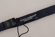 Load image into Gallery viewer, Dolce & Gabbana Stunning Silk Blue Bow Tie