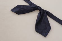 Load image into Gallery viewer, Dolce & Gabbana Elegant Silk Blue Floral Bow Tie