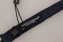 Load image into Gallery viewer, Dolce & Gabbana Elegant Silk Blue Floral Bow Tie