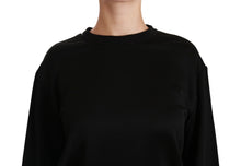 Load image into Gallery viewer, Dolce & Gabbana Elegant Black Cotton Crew Neck Pullover Sweater