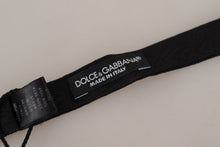 Load image into Gallery viewer, Dolce & Gabbana Elegant Black Silk Bow Tie