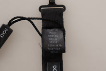 Load image into Gallery viewer, Dolce & Gabbana Elegant Black Silk Bow Tie