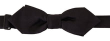 Load image into Gallery viewer, Dolce & Gabbana Elegant Black Silk Bow Tie