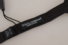 Load image into Gallery viewer, Dolce & Gabbana Elegant Black Silk Bow Tie